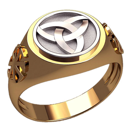 Перстень Трикветр - фото